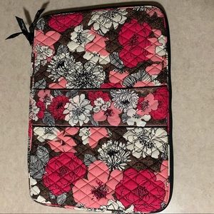 Pink/Black Floral Vera Bradley Laptop Sleeve